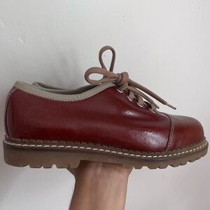 Michel Jordi Shoes Michel Jordi Ethno Red Patent Shoes